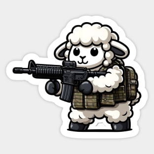 Tactical Sheep Sticker